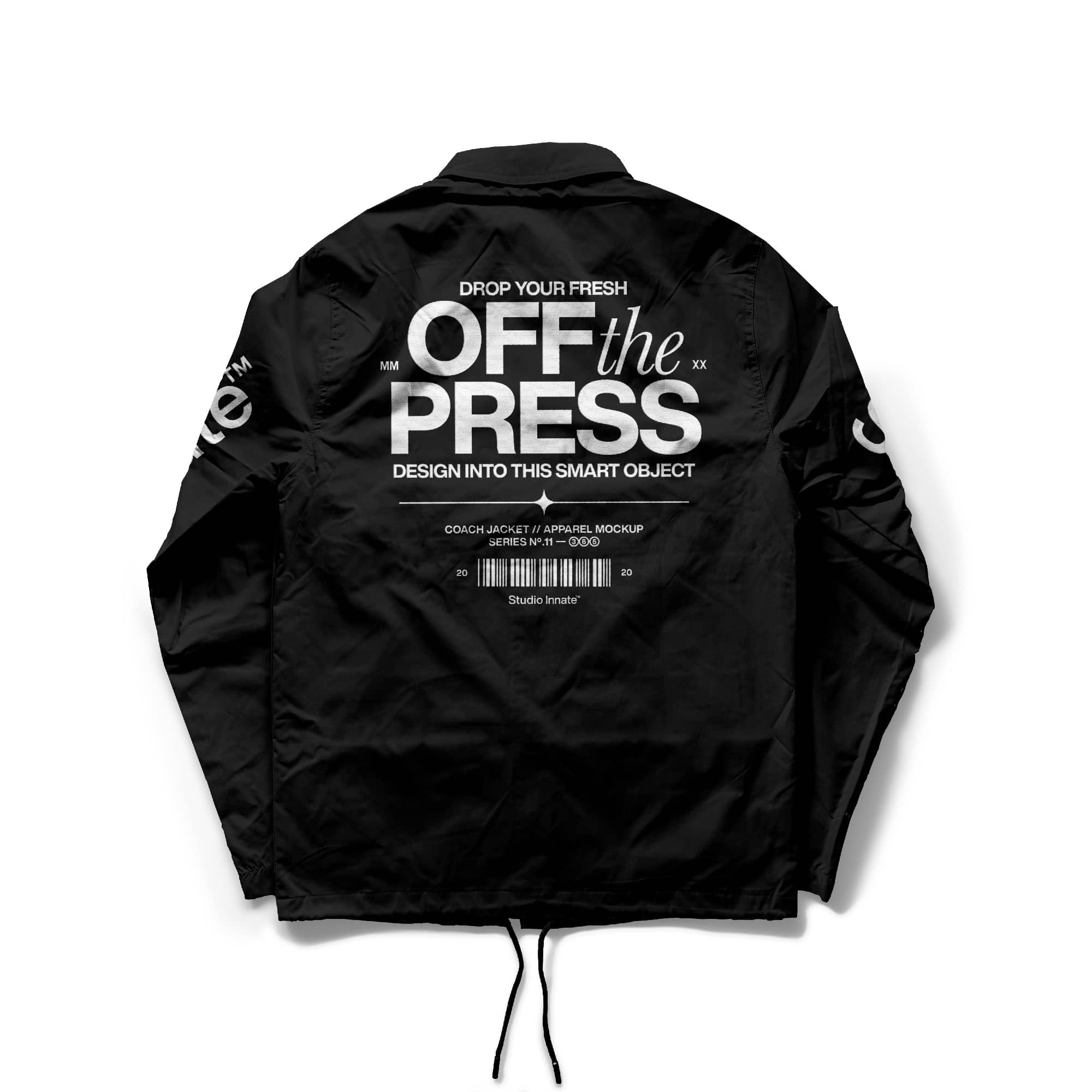 Enhance Your Design Presentations with Our Premium Coach Jacket Mockup