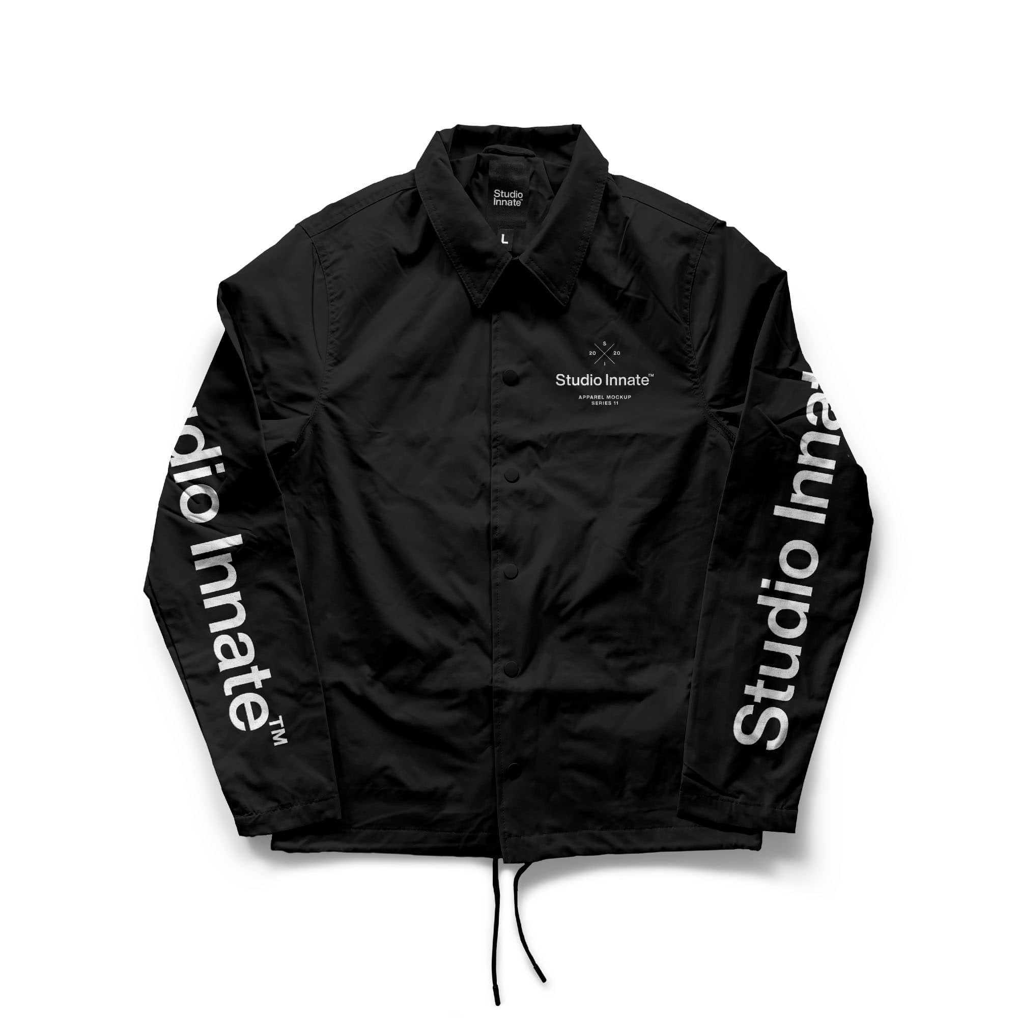 Nachlass Folge Datum coach jacket mockup Kellnerin Heftzwecke Baum