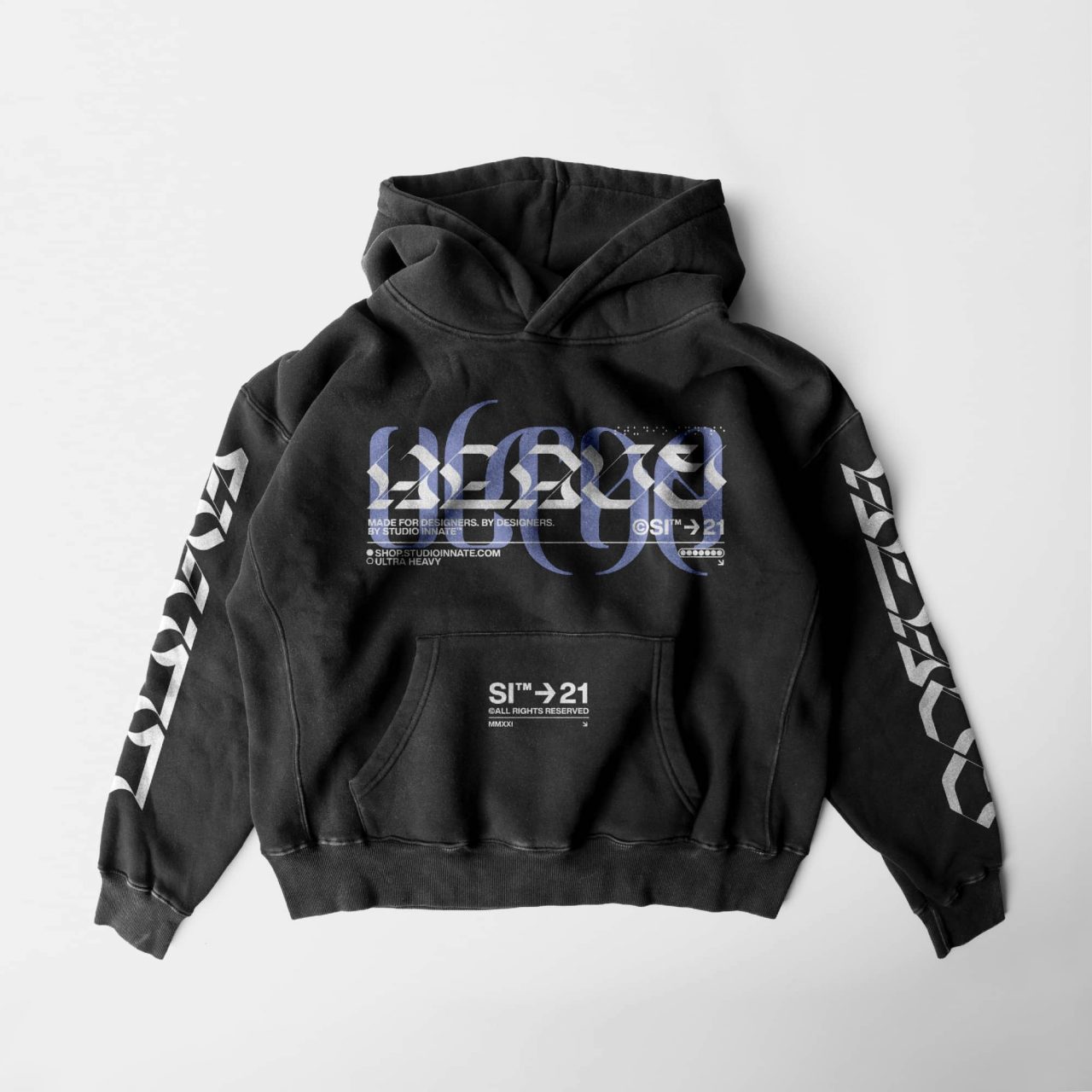 Ultra Heavy Hoodie Mockup Photoshop | Studio Innate | Download