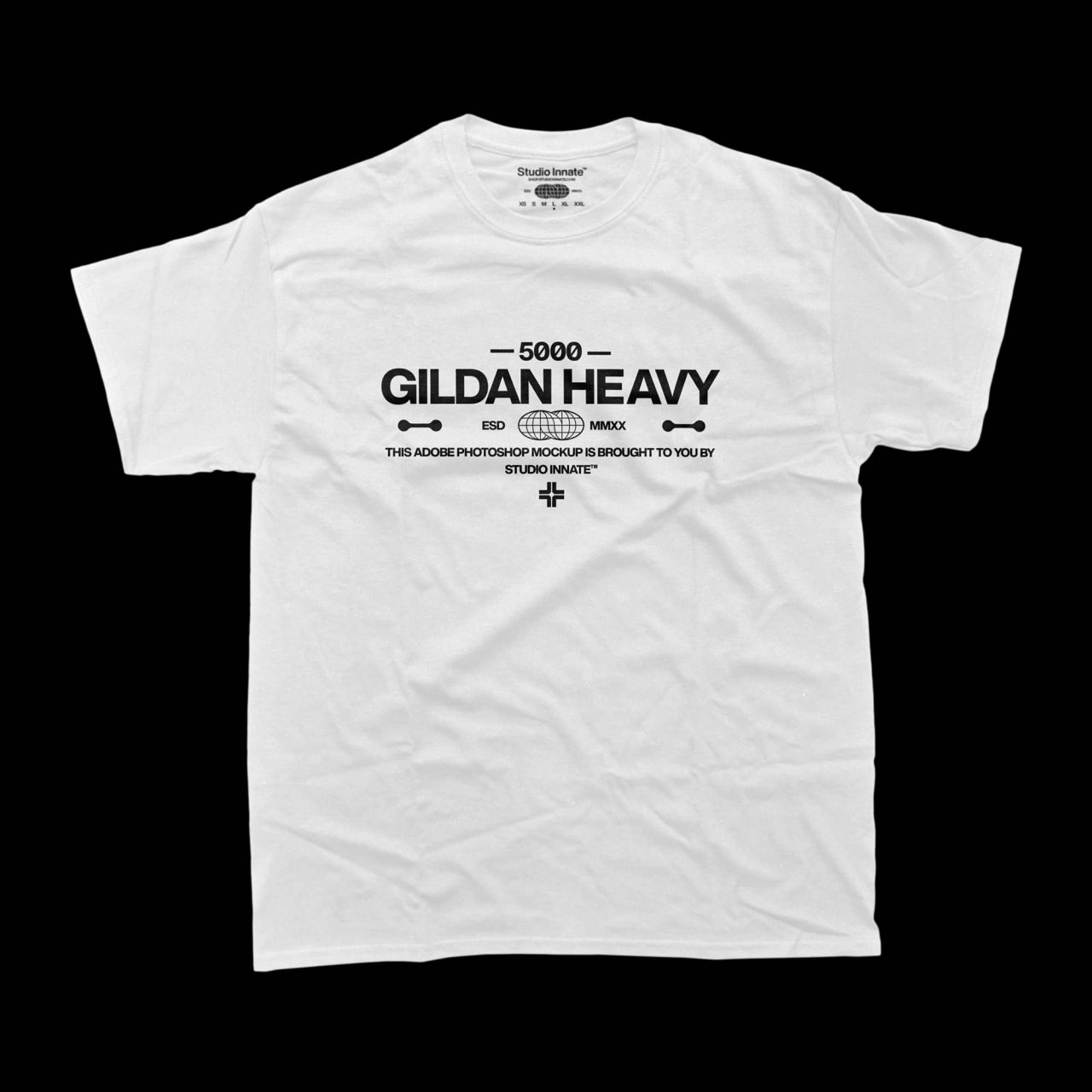 Gildan Heavy T Shirt Photoshop Mockup | Studio Innate | Download