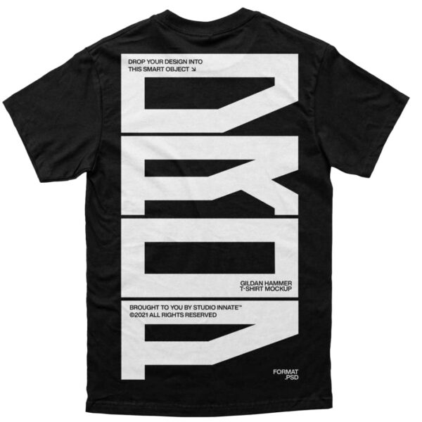 Gildan Hammer T-Shirt Mockup - Standard