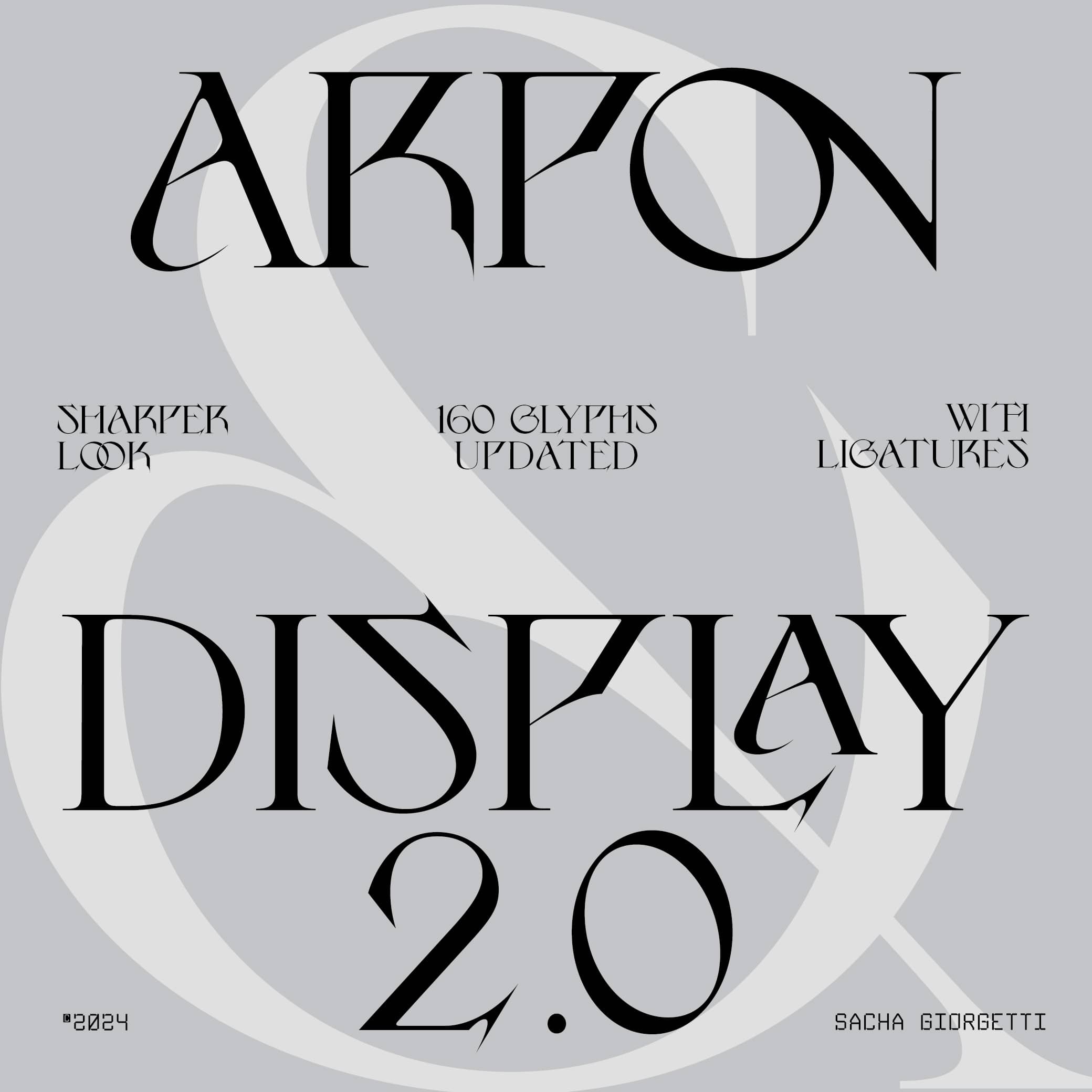 Arpon 2.0 Font sharp serifs