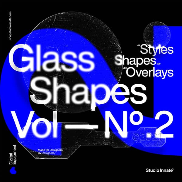 Glass Shapes Vol.2 design pack: Professional tools for stunning design presentations