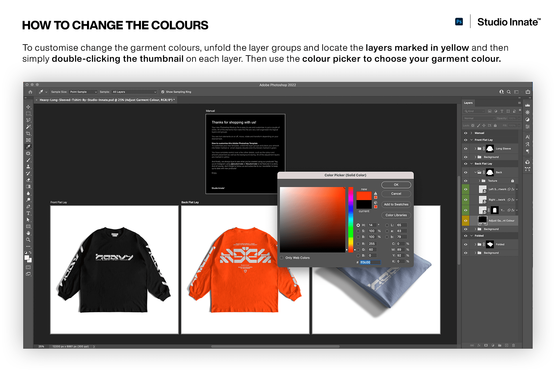 Change the colour