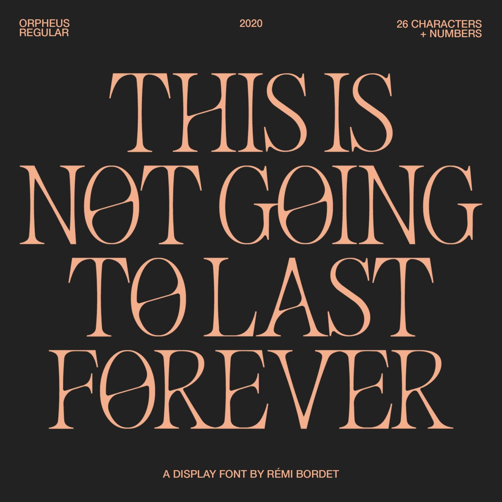 Orpheus Display Font Studio Innate Download Remi Bordet