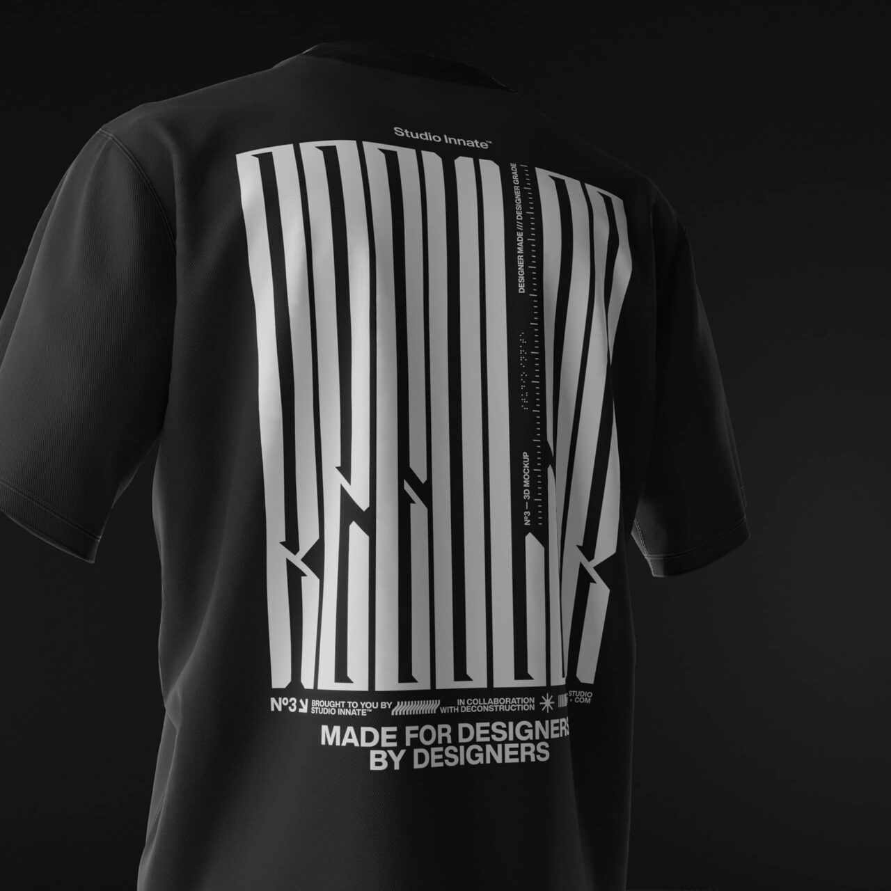 3D Regular T-Shirt: Realistic Mockup for Your Apparel Designs