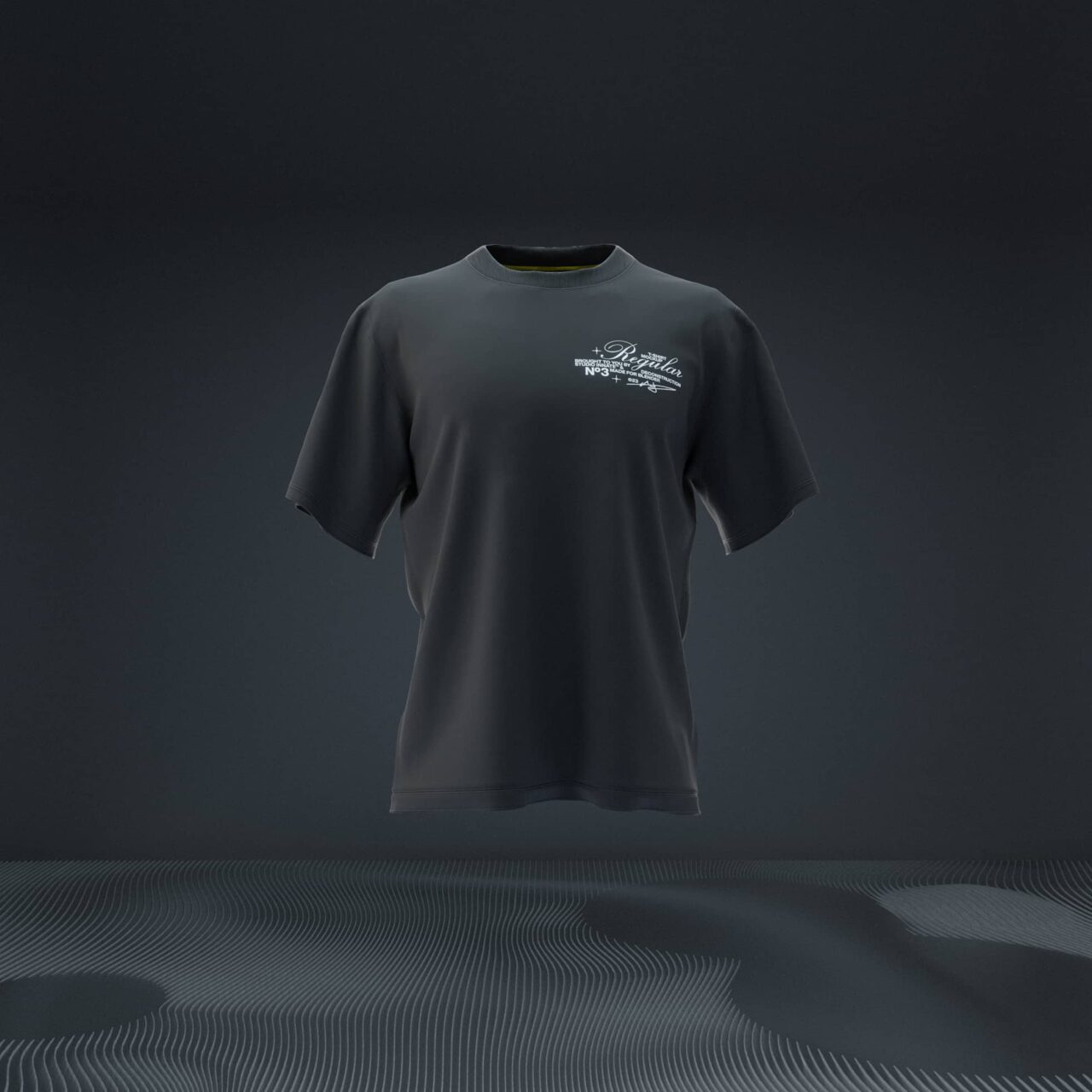 3D Regular T-Shirt: Realistic Mockup for Your Apparel Designs