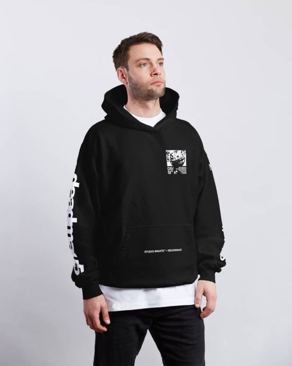 Modelled Boxy Hoodie Mockup | Showcase Your Designs