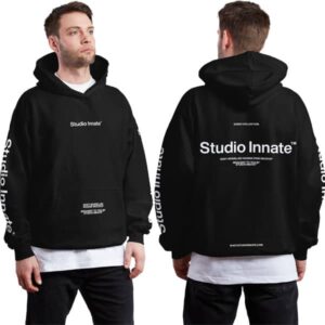 Boxy hoodie mockup