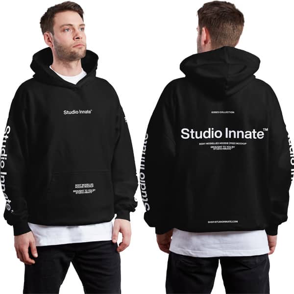 3D Boxy Hoodie Mockup: Showcase Your Designs with Realism