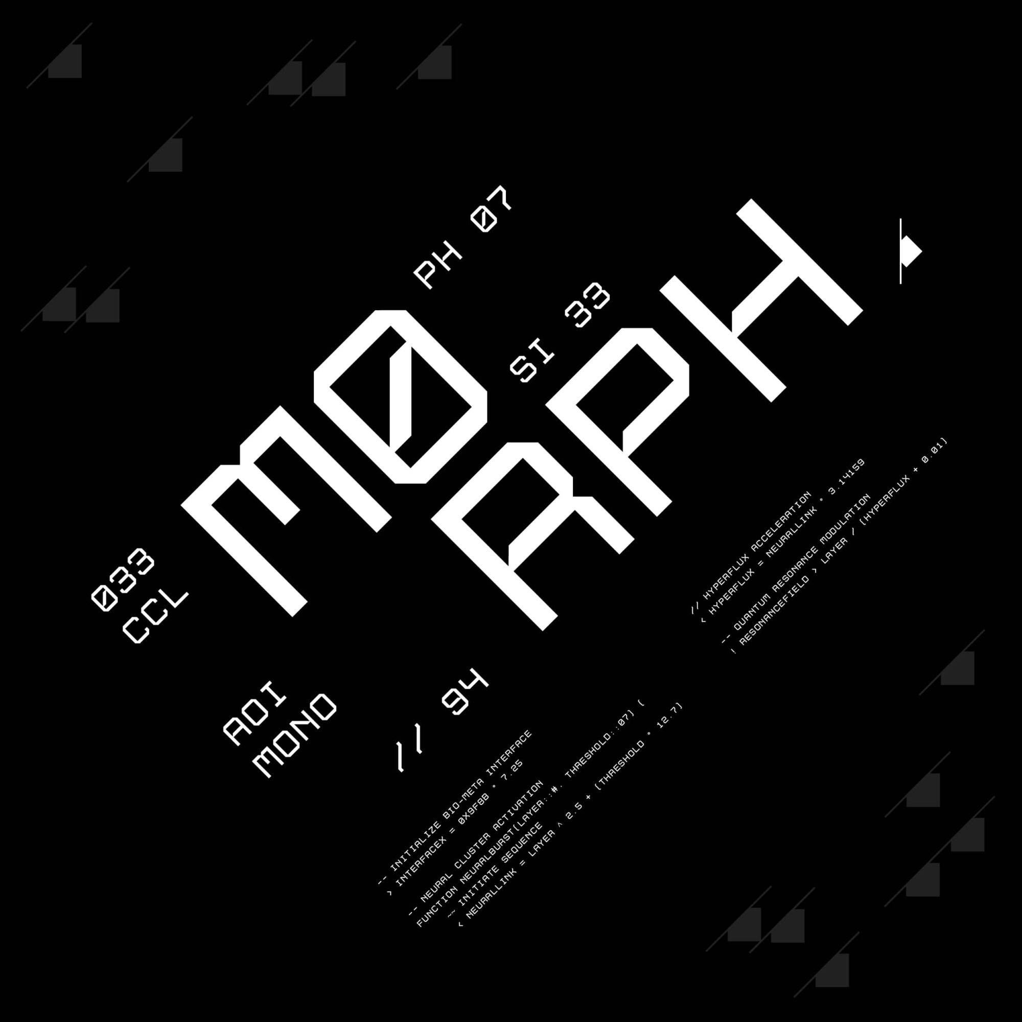 Aoi Mono Font - Compact Morph