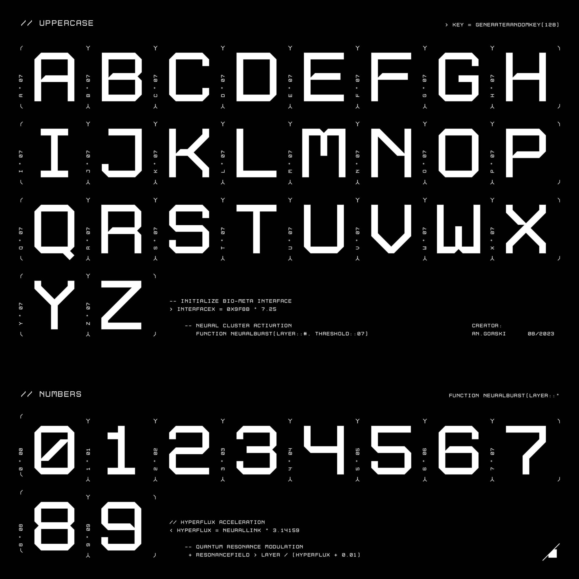 Aoi Mono Font - Unique Typography