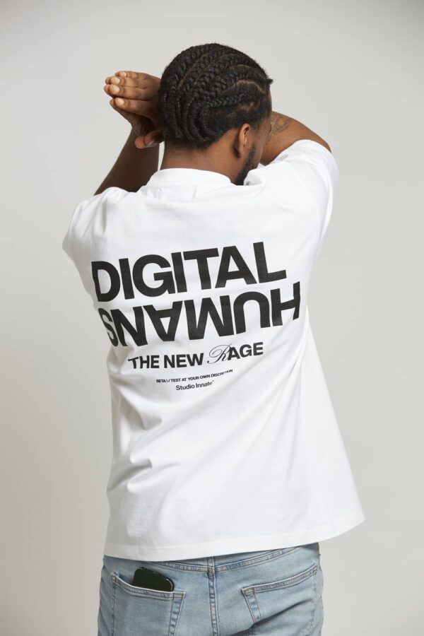 White Digital Humans T-Shirt - Image 5