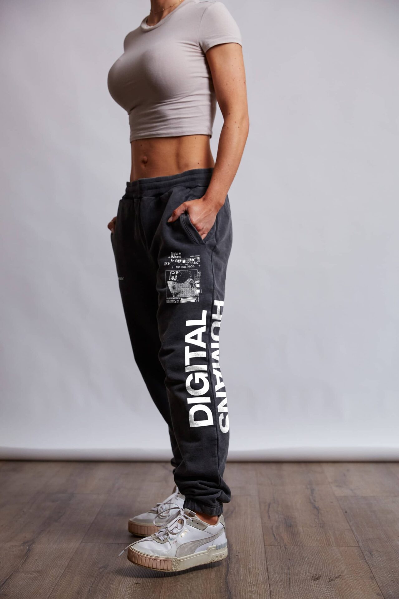 Digital Humans Joggers High End Fashion Twin Set Discount