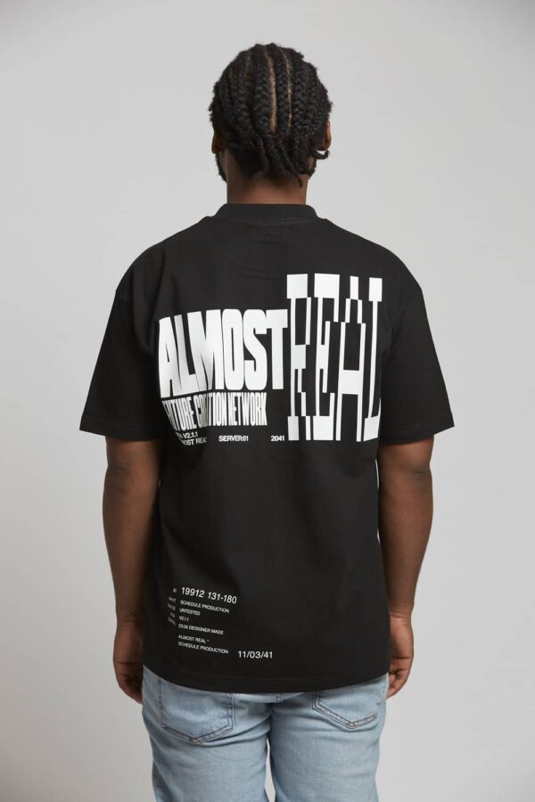 Virtually Reality Black T-Shirt - Image 3