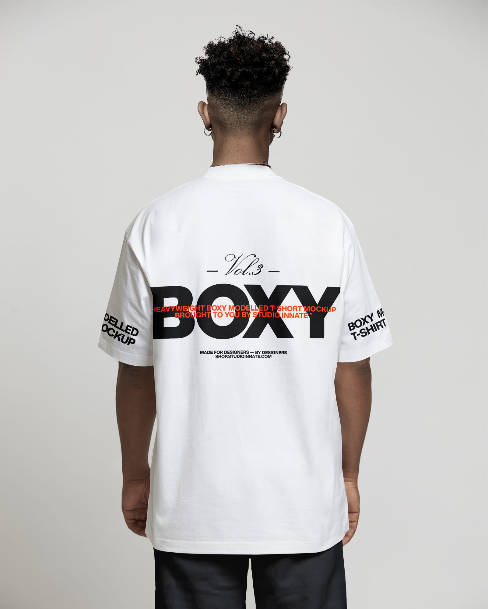 Boxy Modelled Tshirt Back