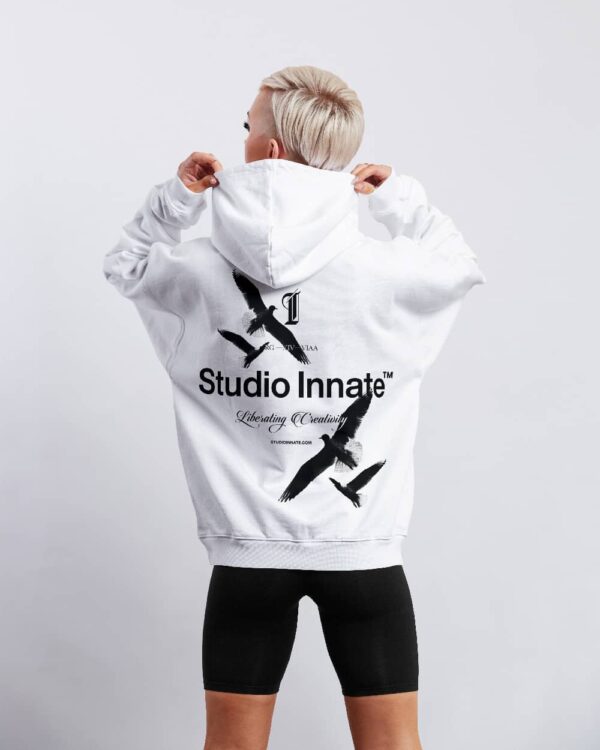 Liberation Hoodie - White - Image 5