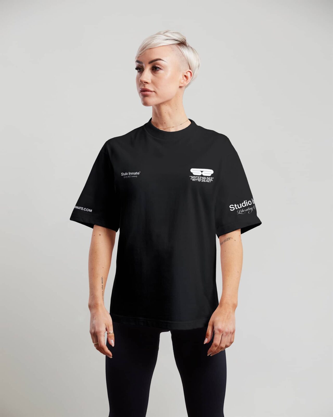 Women's Oversized T-Shirt Mockup | Studio Innate | Apparel