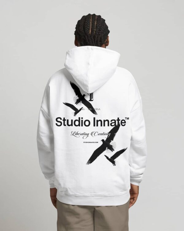 Liberation Hoodie - White - Image 3